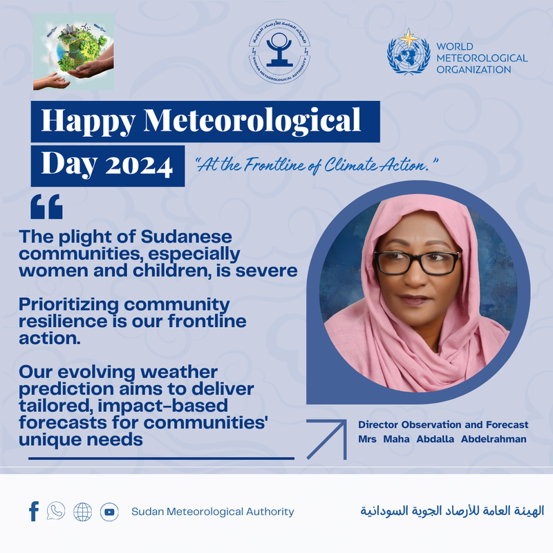 Director Observation and Forecast on World Met day 2024